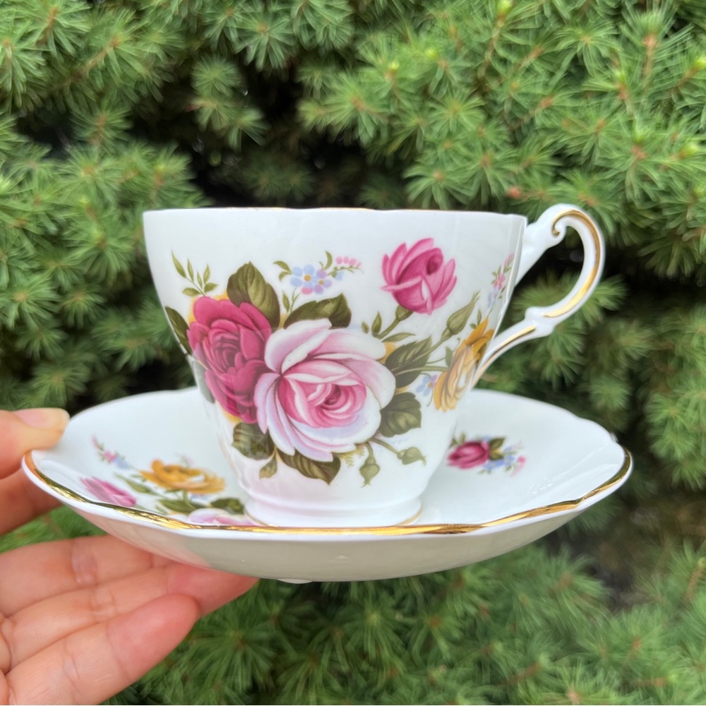 VTG Regency Bone China Teacup & Saucer England
